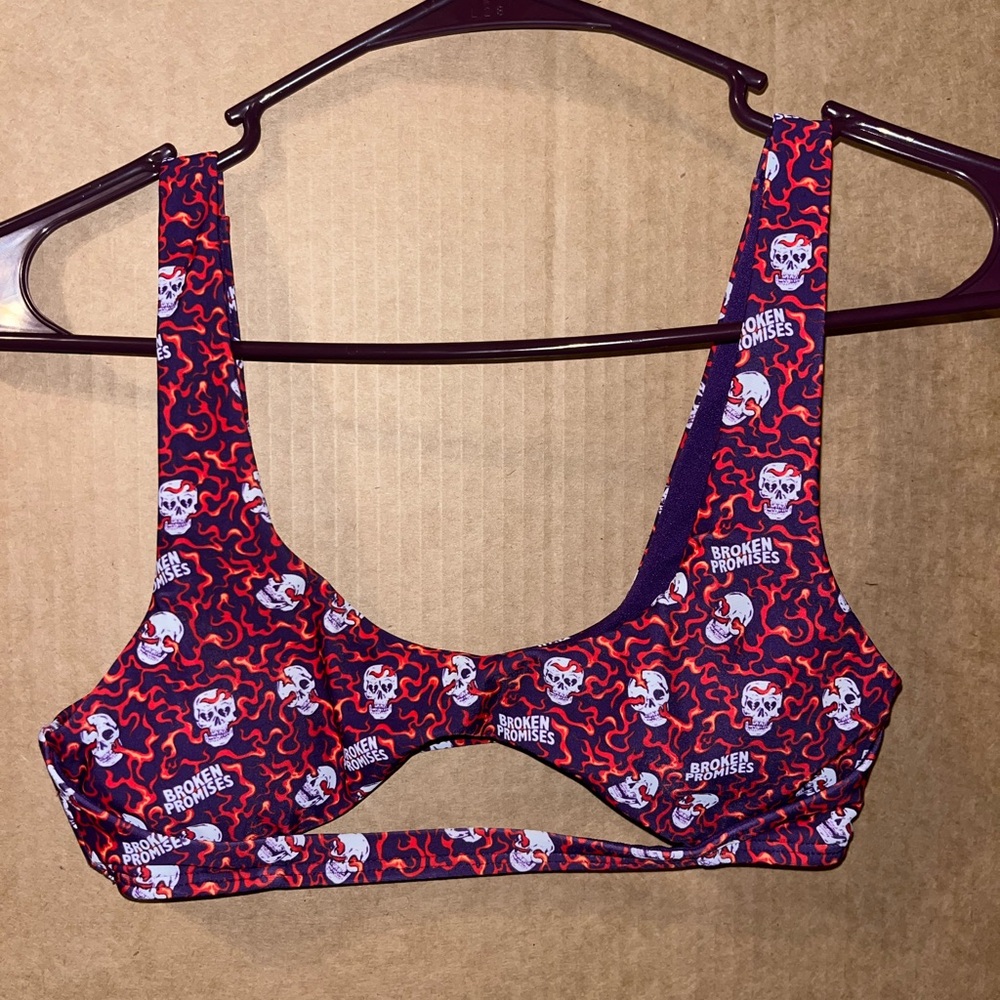 Broken Promises Swim Top